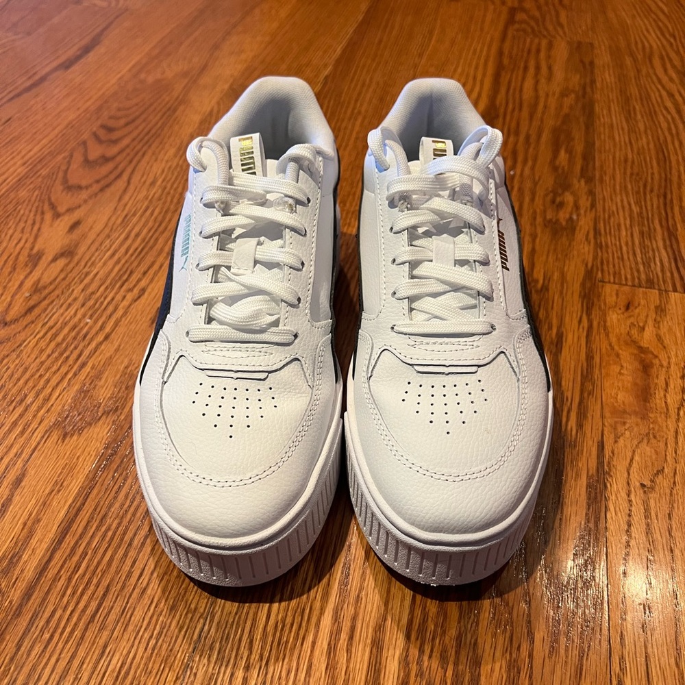 Puma White and Black Women's Sneakers Platform